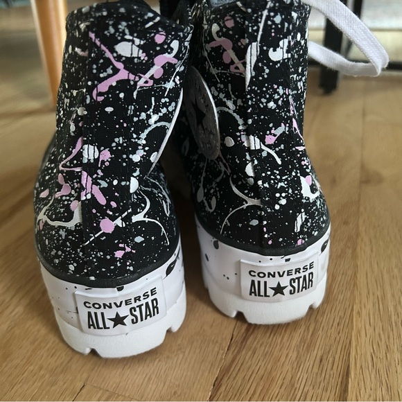 CONVERSE Chuck Taylor All Star Lugged Paint Splatter sneaker size 9 - Picture 6 of 8